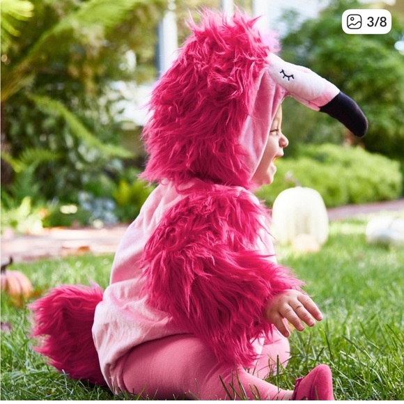 Pink Flamingo Kids Costume pottery barn - Picture 3 of 8
